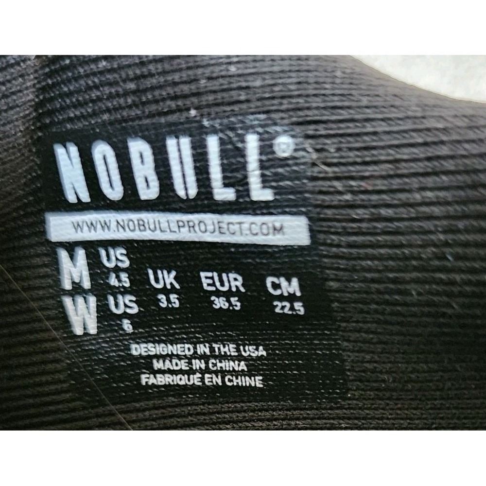 NOBULL Trainers Black Gum Bottoms Women's Size 6 Mens 4.5 Athletic Shoe - Picture 11 of 11